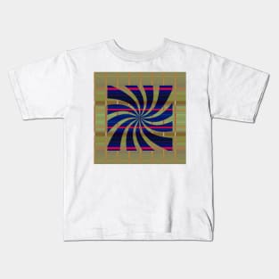 Navy Pinwheel Kids T-Shirt